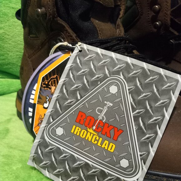 Rocky Ironclad Waterproof Work Boots Size 8.5 M 5702 main image 12